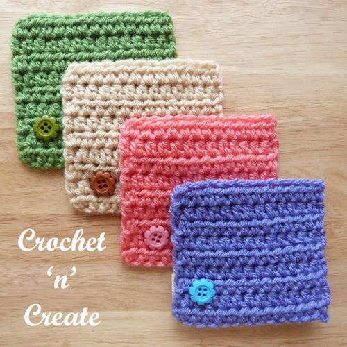 Square Coaster Free Crochet Pattern Crochet 'n' Create