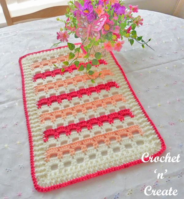 Free Crochet Pattern-Table Mat UK - Crochet 'n' Create