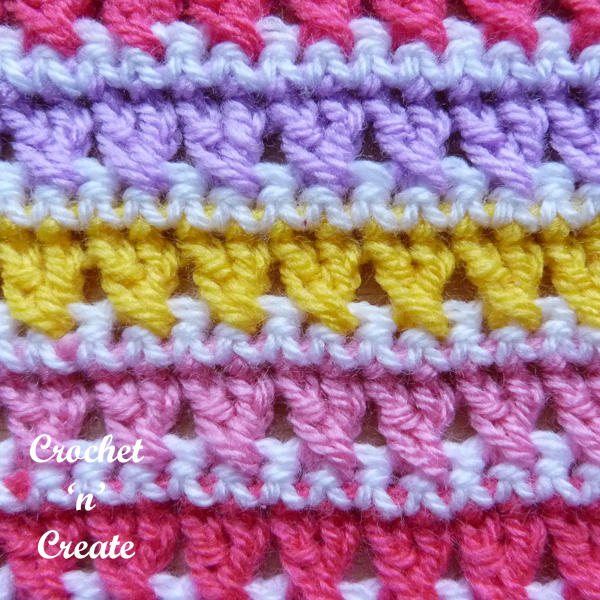 Free Crochet Stitch Tutorial-Cross Stitch - Crochet &#039;n&#039; Create
