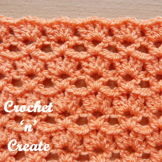 crochet V & Shell stitch