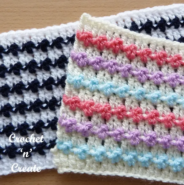 free knobbly stitch tutorial