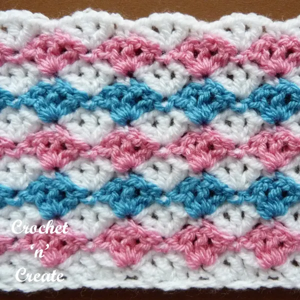 open shell crochet stitch