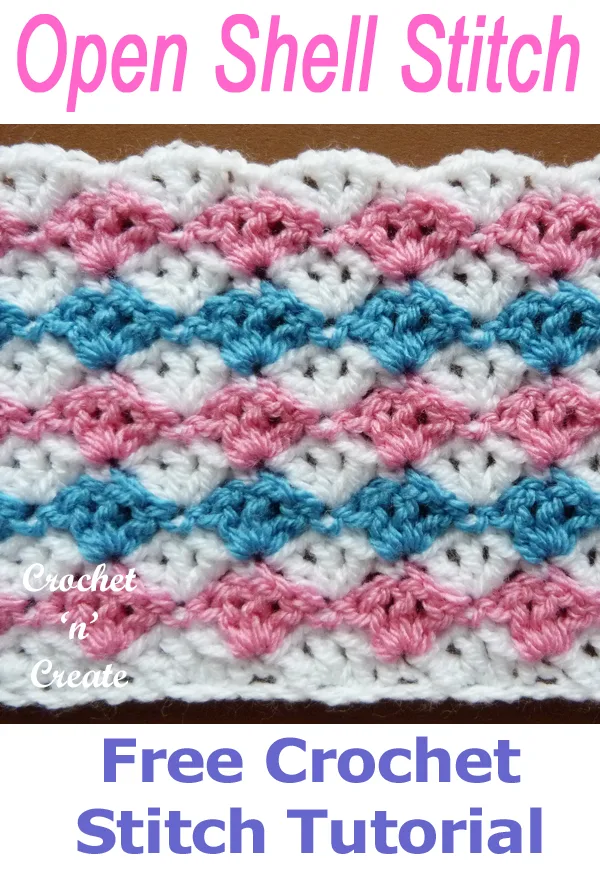 open shell crochet stitch