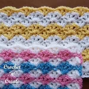 Open Shell Crochet Stitch - Free Crochet Tutorial on Crochet 'n' Create