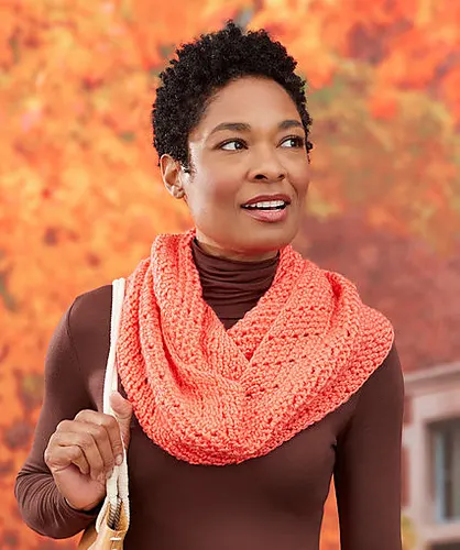 chevron herringbone cowl