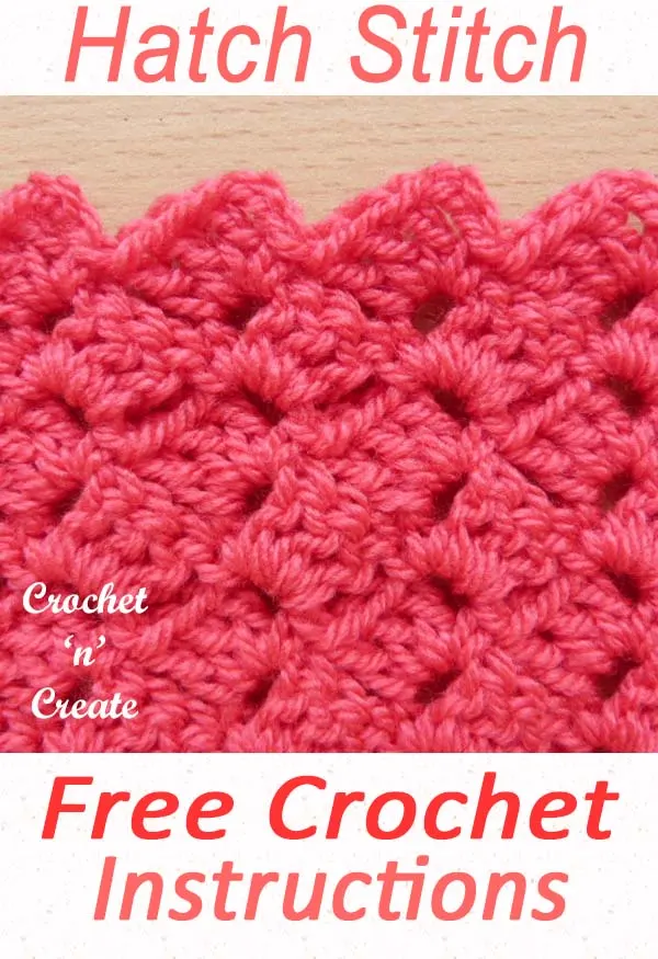 crochet hatch stitch