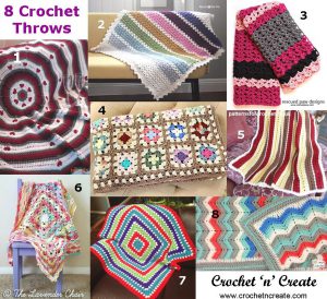 crochet throws