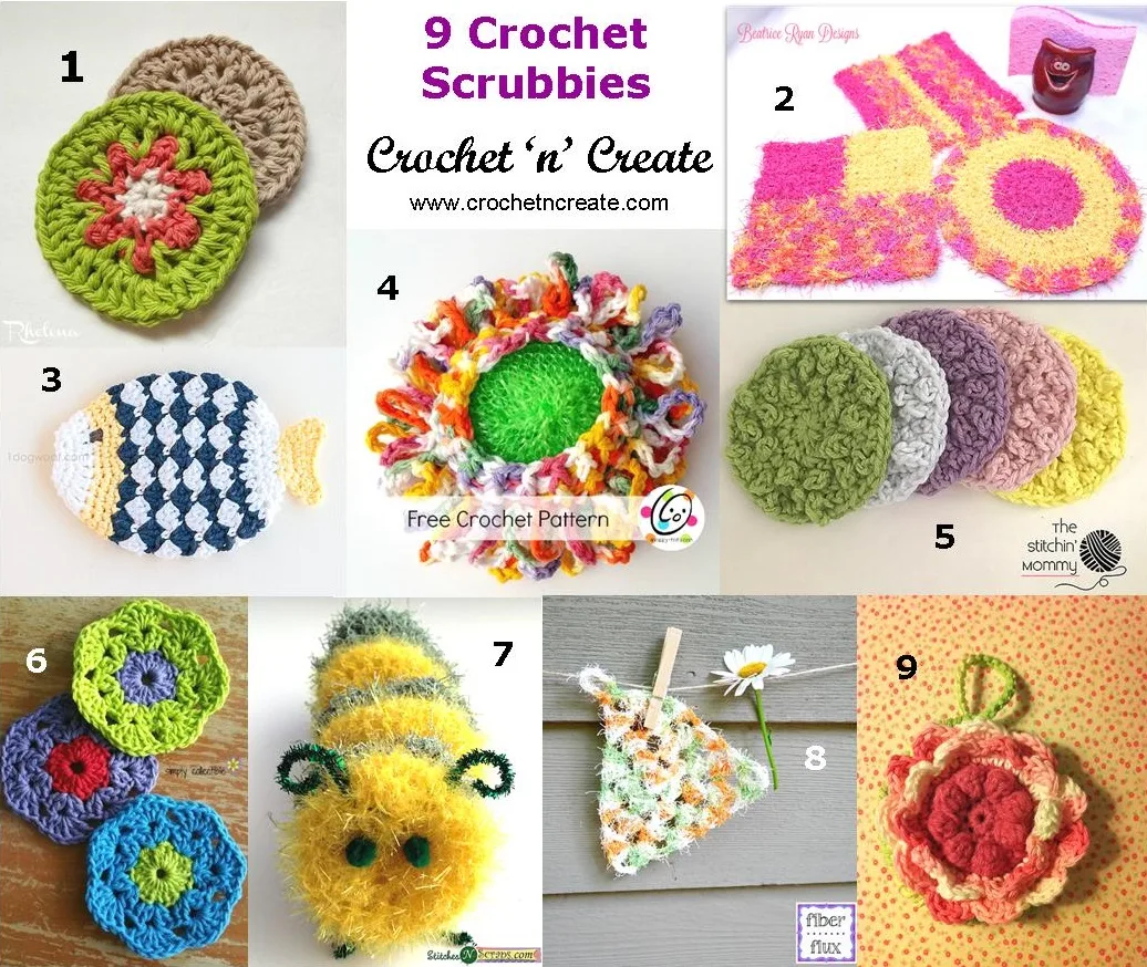 crochet scrubbies