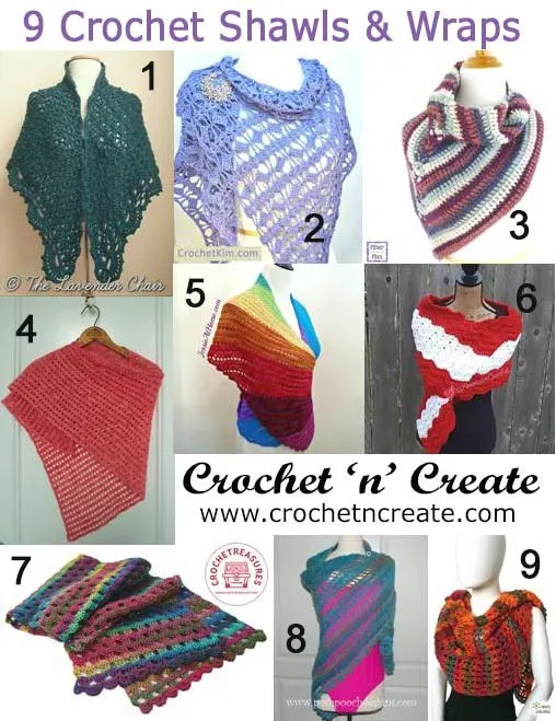 crochet shawls-wraps