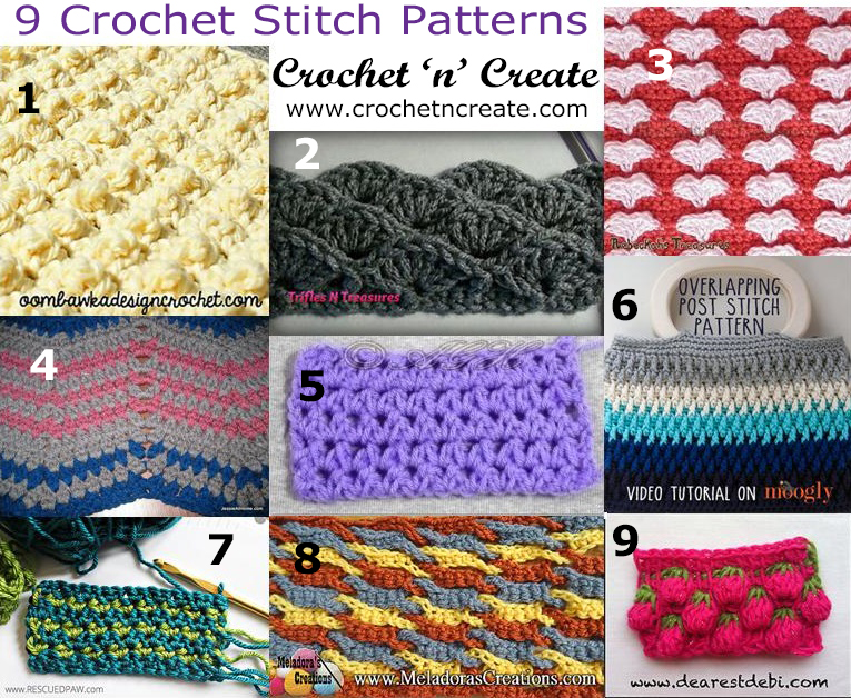 crochet stitch patterns