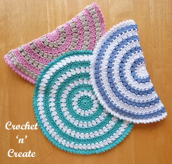 Crochet hot pad