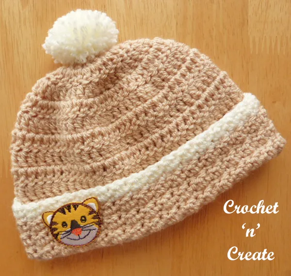 woodland crochet beanie-600a