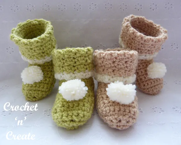 free booties pattern-600a