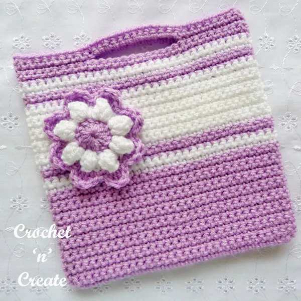 crochet girls bag