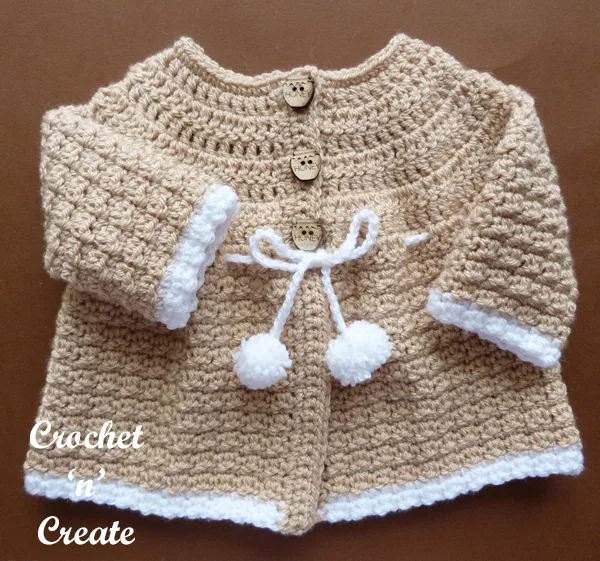 crochet baby coat-600b