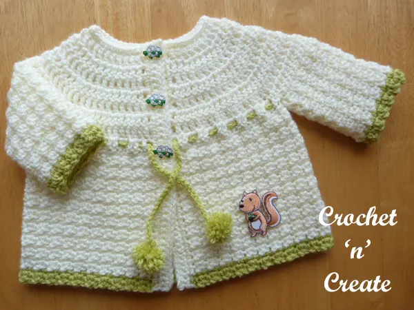 Green baby coat-600f