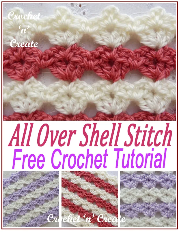 all over shell stitch 