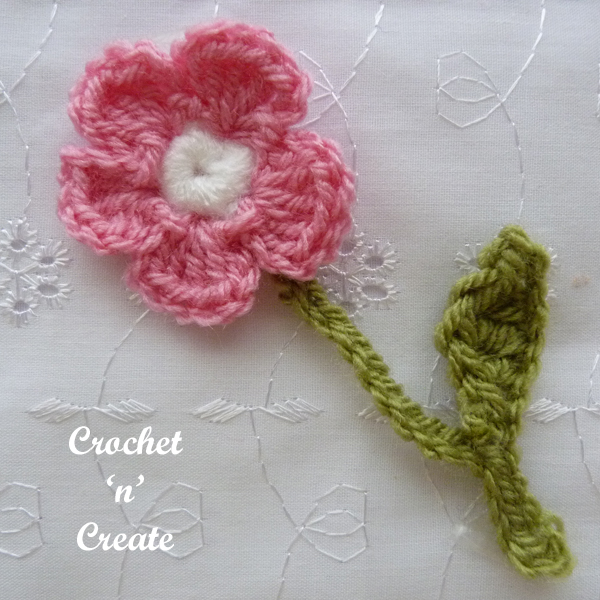 Crochet Flower Free Crochet Pattern - Crochet 'n' Create