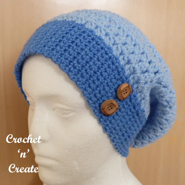 blue slouchy