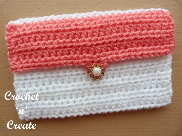 crochet clutch purse