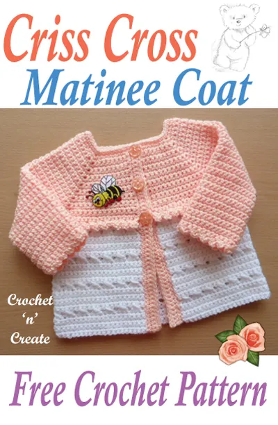 crisscross matinee coat