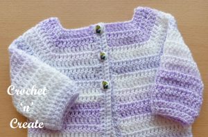 Easy Peasy Baby Cardigan Free Crochet Pattern - Crochet 'n' Create