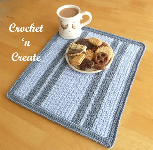 grit stitch placemat