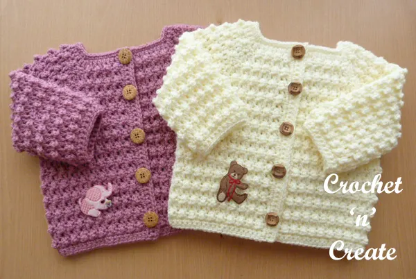 knobbly baby cardi2