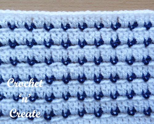 crochet brick stitch