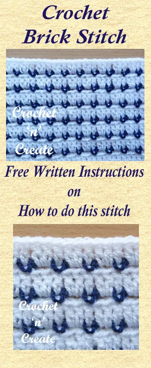 crochet brick stitch