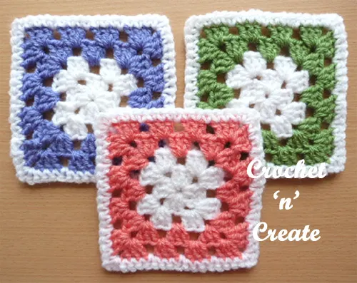 crochet granny square