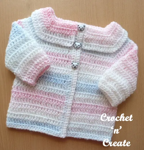 easy peasy baby cardigan