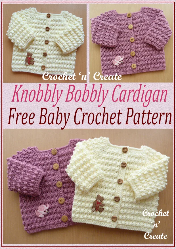 knobbly baby cardi