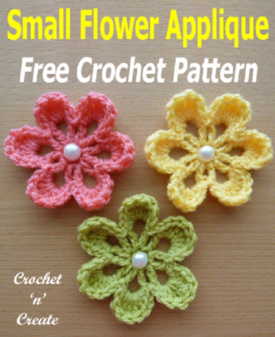 small flower applique