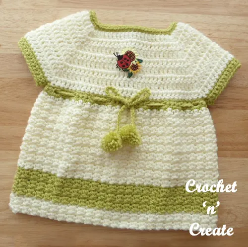 woodland baby dress