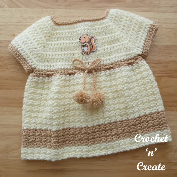 baby crochet dress