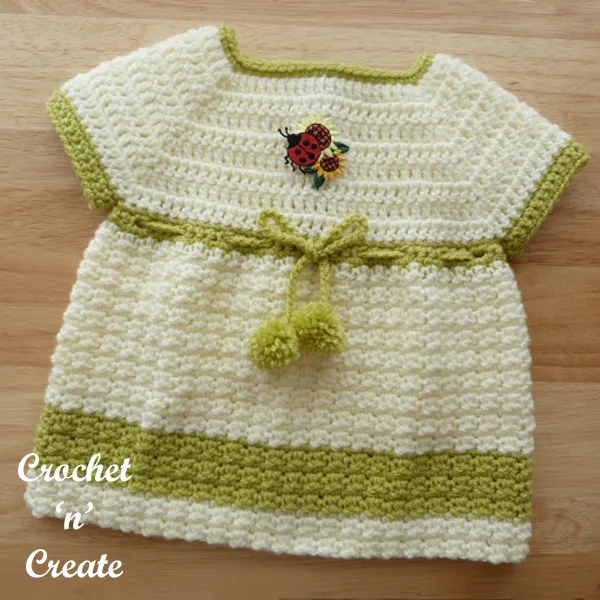 woodland baby dress