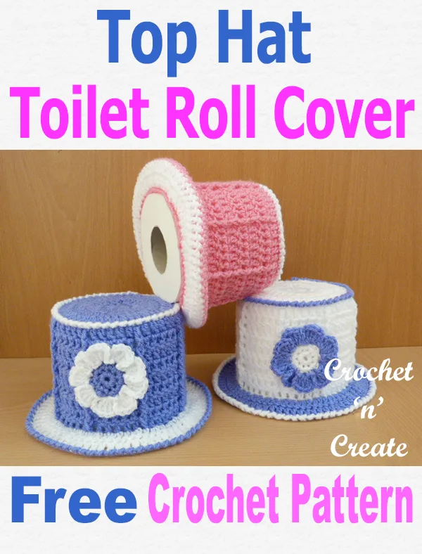 top hat toilet roll cover