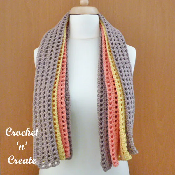 Crochet cotton wrap