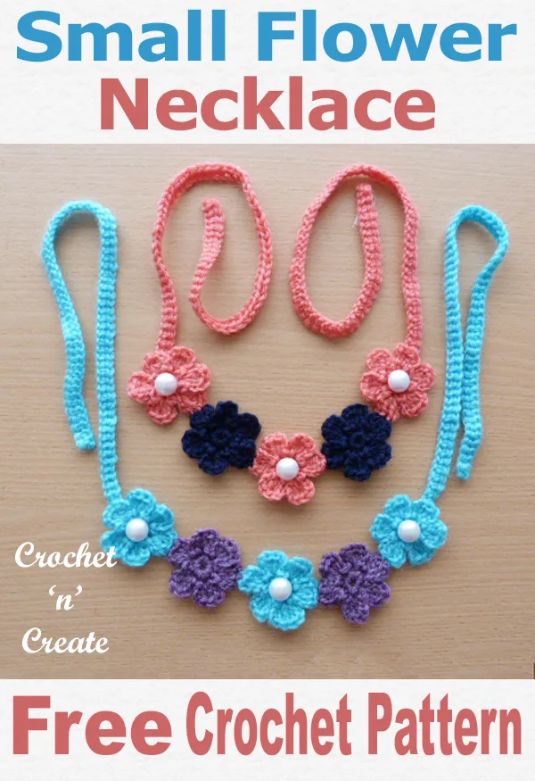 small flower necklace