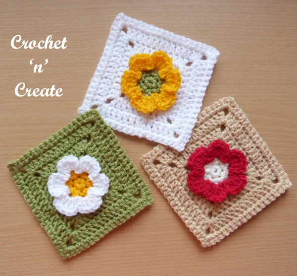 flower granny square