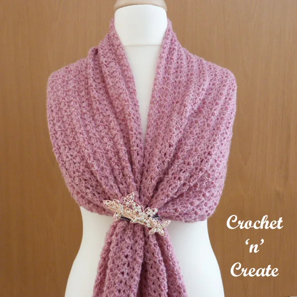 over shoulders shawl