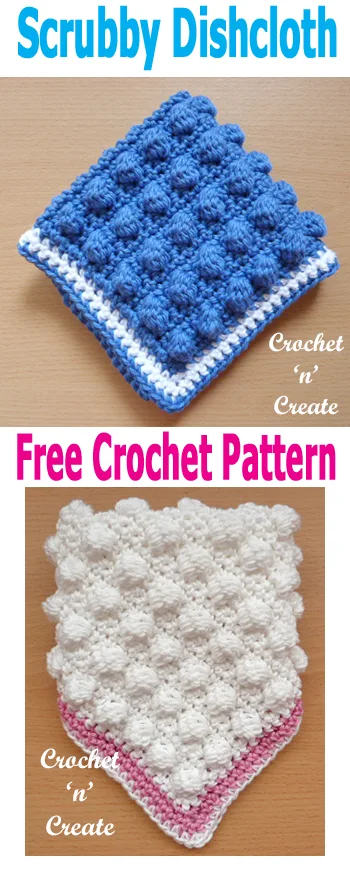 Crochet scrubby dishcloth uk