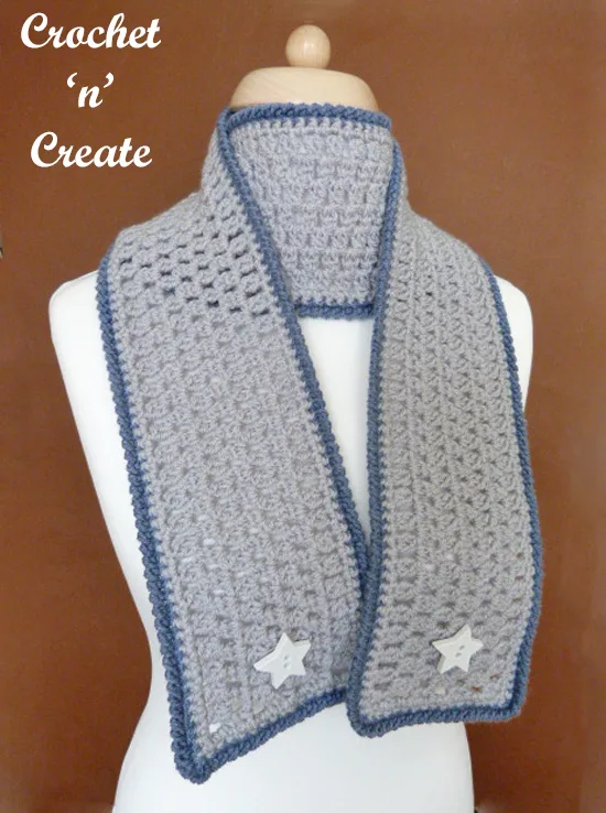 crochet ladies scarf