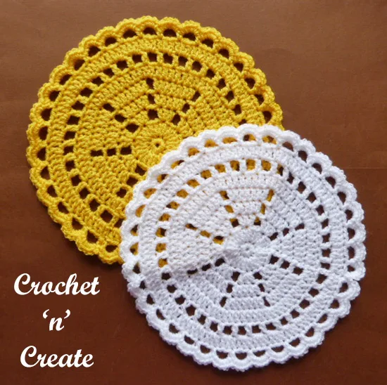 crochet quick doily