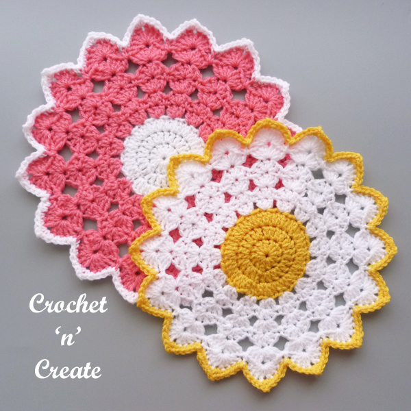 crochet round doily