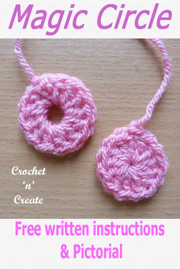 Crochet magic circle