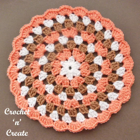 crochet granny doily