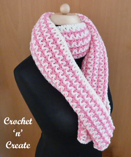 Free zig zag wrap crochet pattern