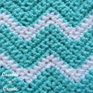 Crochet ripple stitch Pictorial